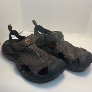 Crocs Men’s Swiftwater 11 water shoes hiking outdoor sandals fishing boating